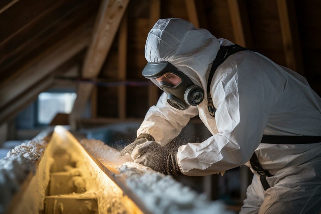 Ensuring Safety During Old Insulation Removal Process